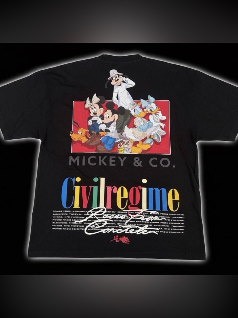 Civil Regime x Disney Mickey & Friends Vintage Tee - Size M - NWT